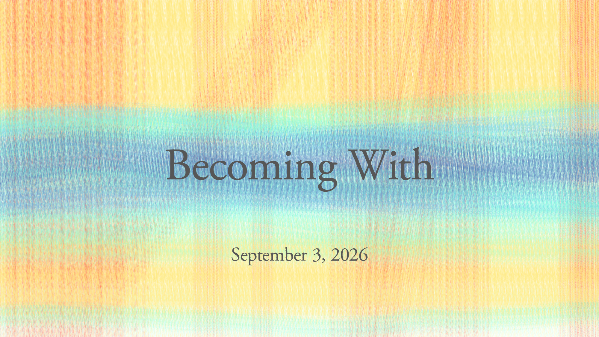 Becoming With 갤러리시몬 전시 공식 포스터